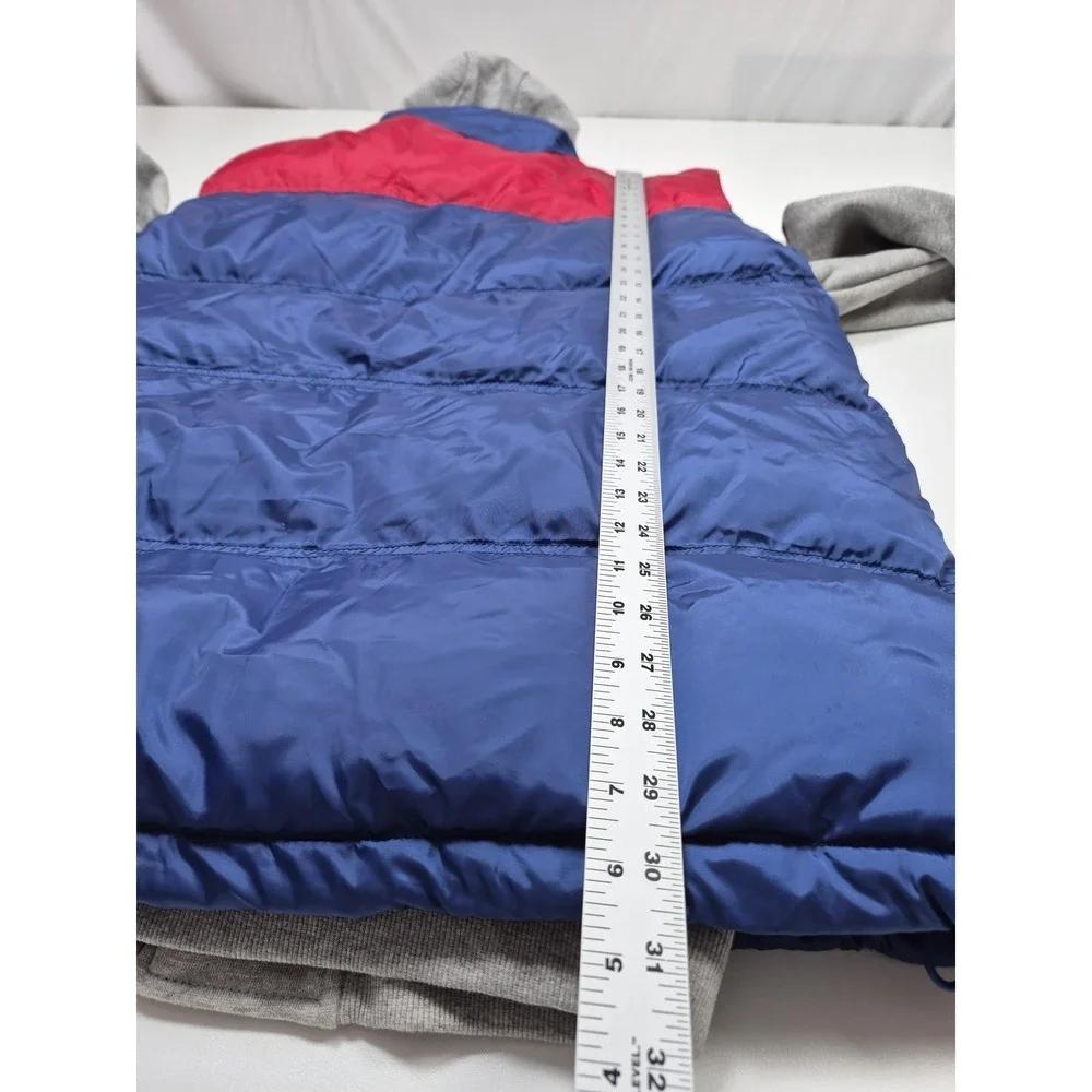 New York Giants Jacket Men's L Blue Red NFL Football Hoodie Puffer NFL NWT